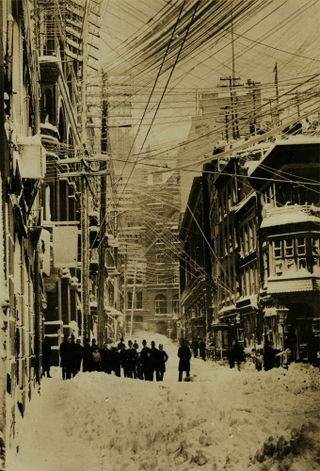 Illustration for article titled 19th Century New York Was Covered in an Insane Web of Telephone Wires